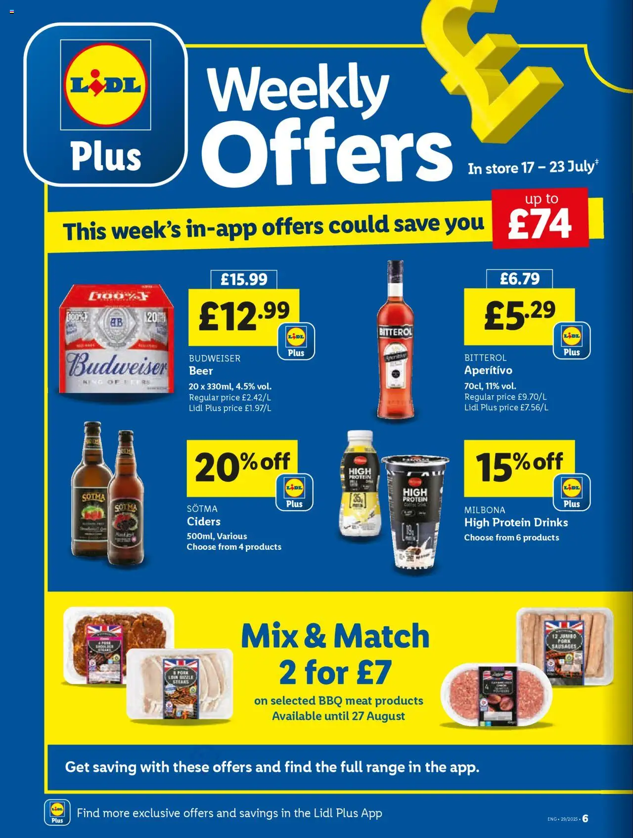 Lidl shop Lidl Weekly valid from 17/07/2025 - Page number 6