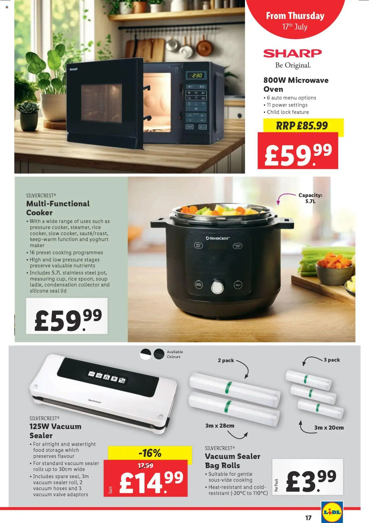 Lidl shop Summer valid from 17/07/2025 - Page number 17