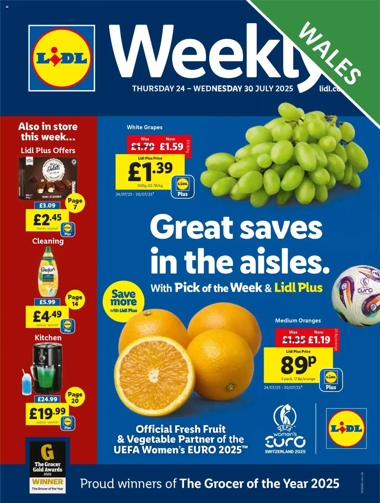 Lidl offers (24/07/2025) - new buys and sales