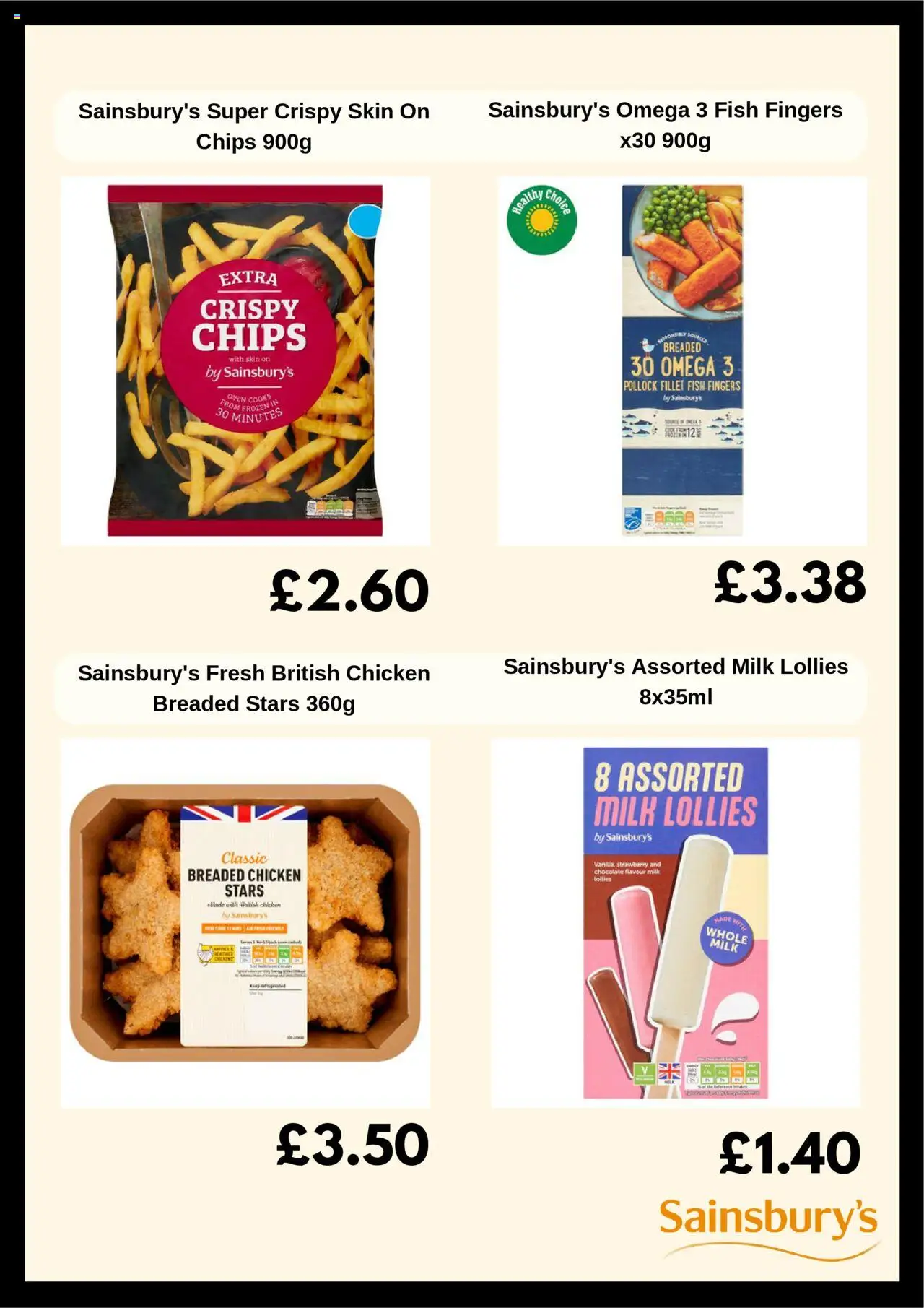 Sainsbury's shop Weekly offers valid from 22/07/2025 - Page number 4