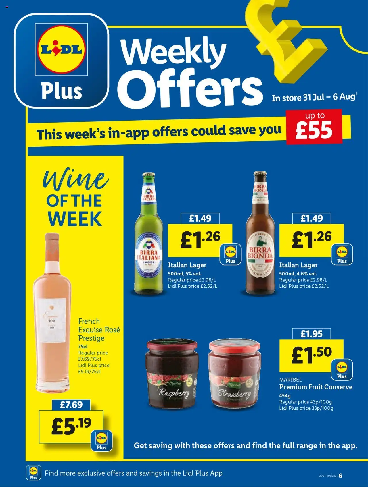 Lidl shop Lidl Weekly Wales valid from 31/07/2025 - Page number 6