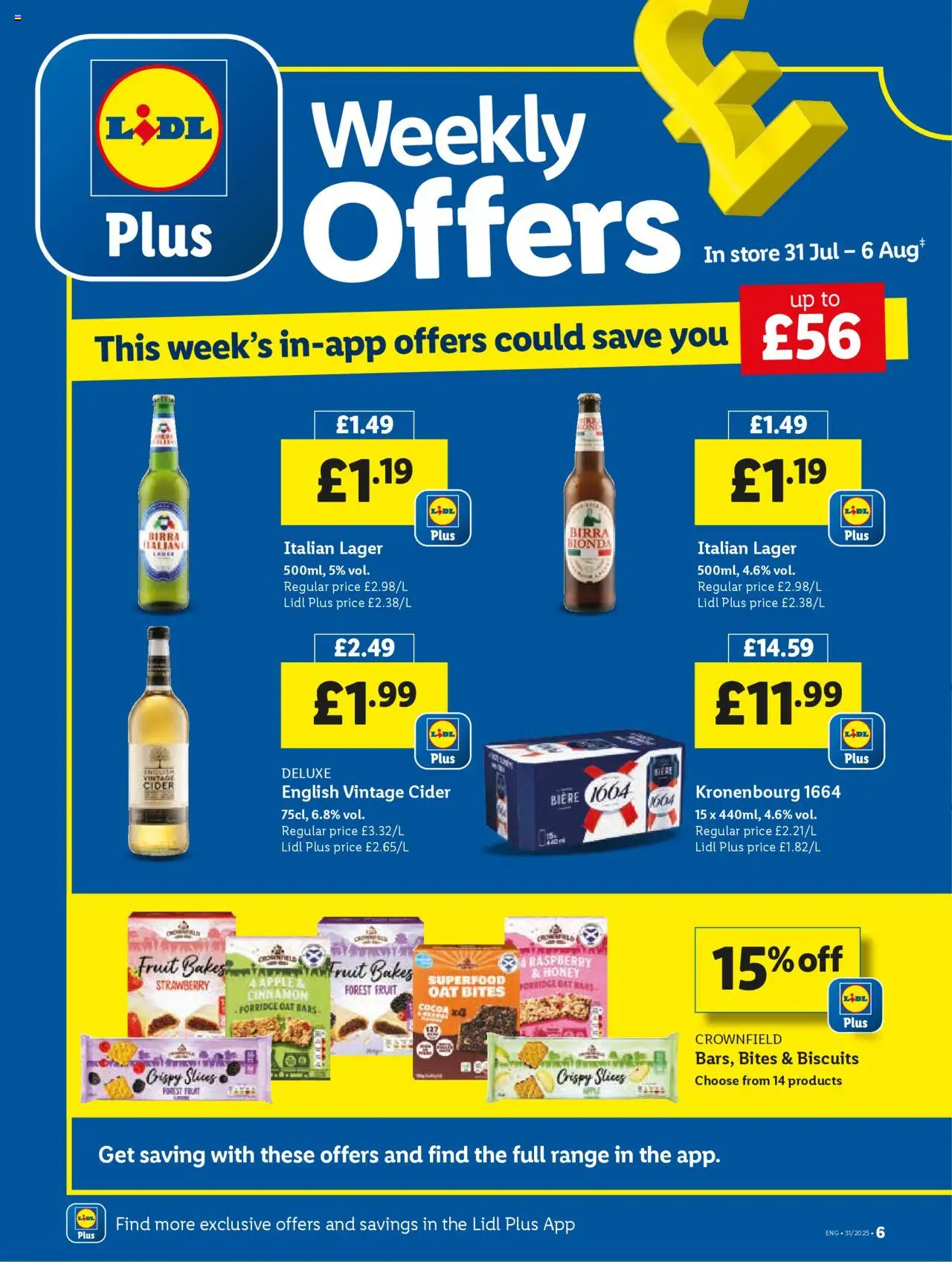Lidl shop Lidl Weekly valid from 31/07/2025 - Page number 6
