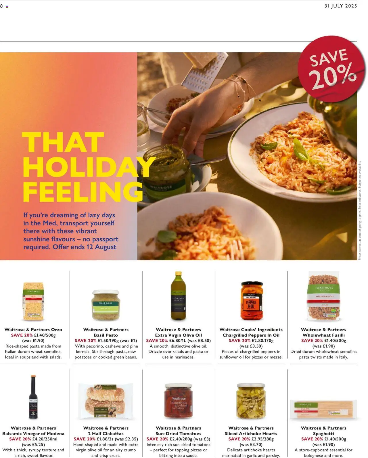 Waitrose shop Offers valid from 31/07/2025 - Page number 8