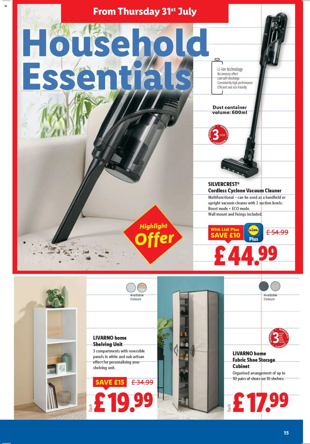 Lidl shop Back to school valid from 31/07/2025 - Page number 15