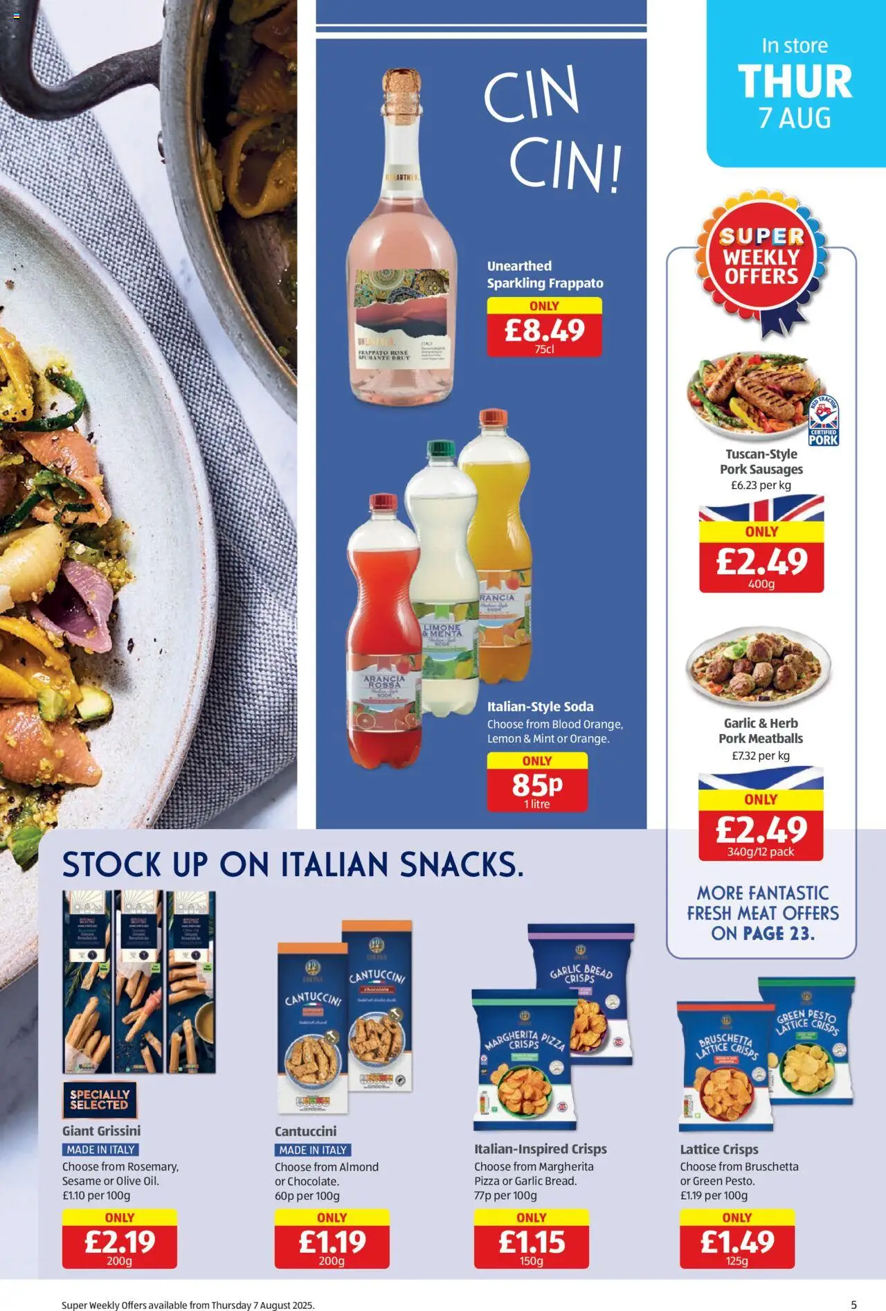 Aldi shop Weekly offers Scottish Specialbuys valid from 07/08/2025 - Page number 5