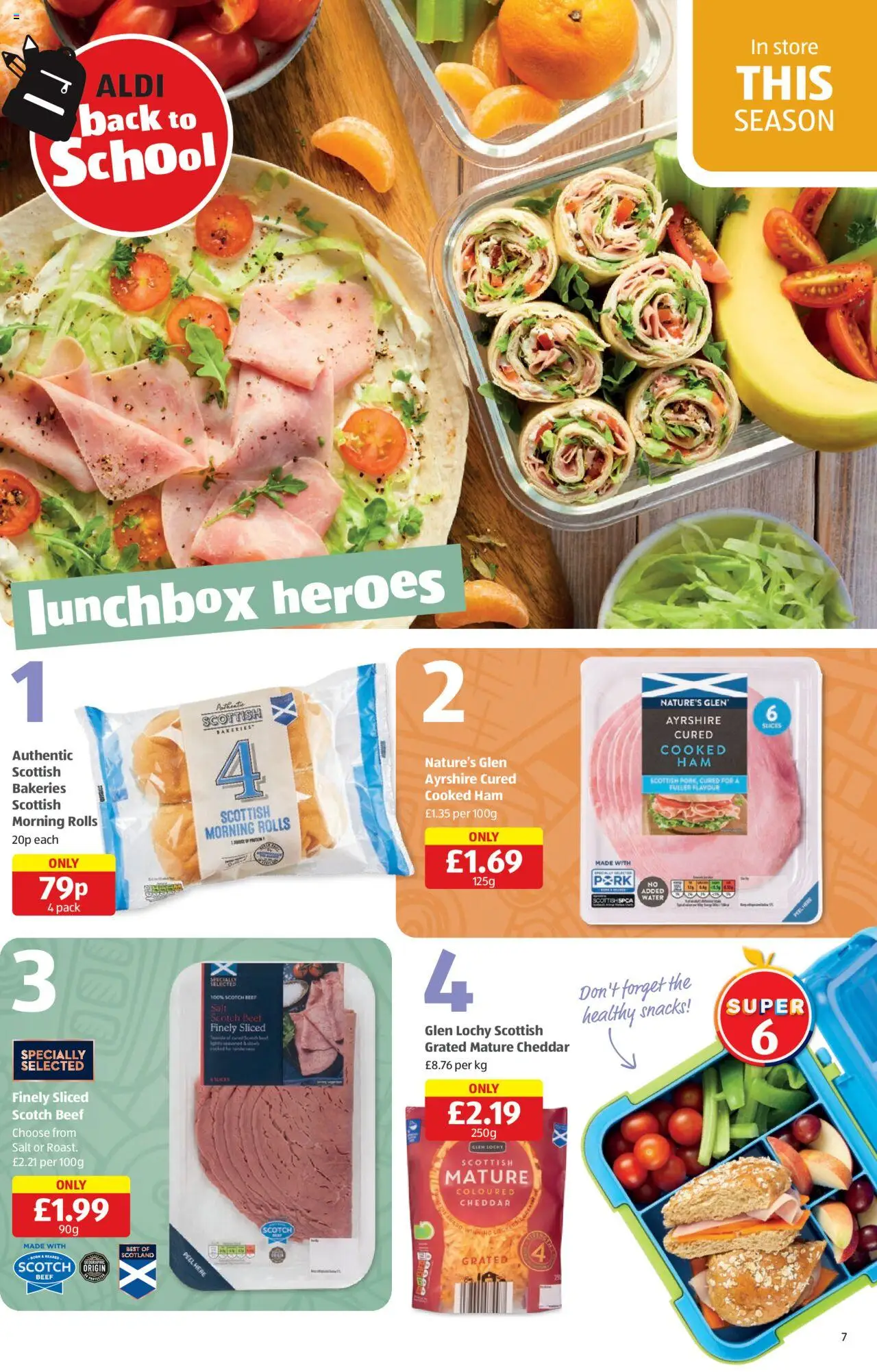 Aldi shop Weekly offers Scottish Specialbuys valid from 07/08/2025 - Page number 7