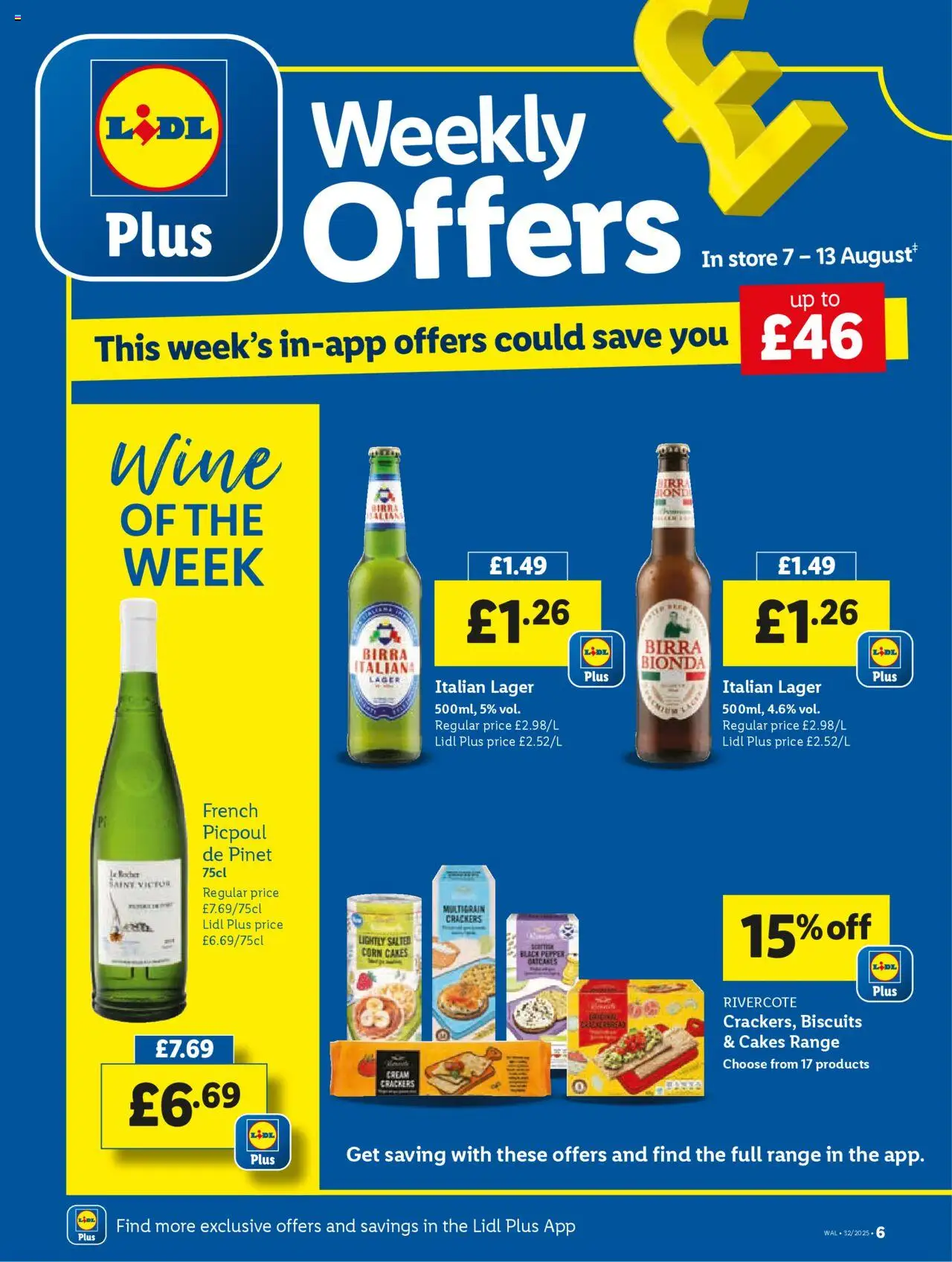 Lidl shop Lidl Weekly Wales valid from 07/08/2025 - Page number 6 Lidl shop Lidl Weekly Wales valid from 07/08/2025 - Page number 6