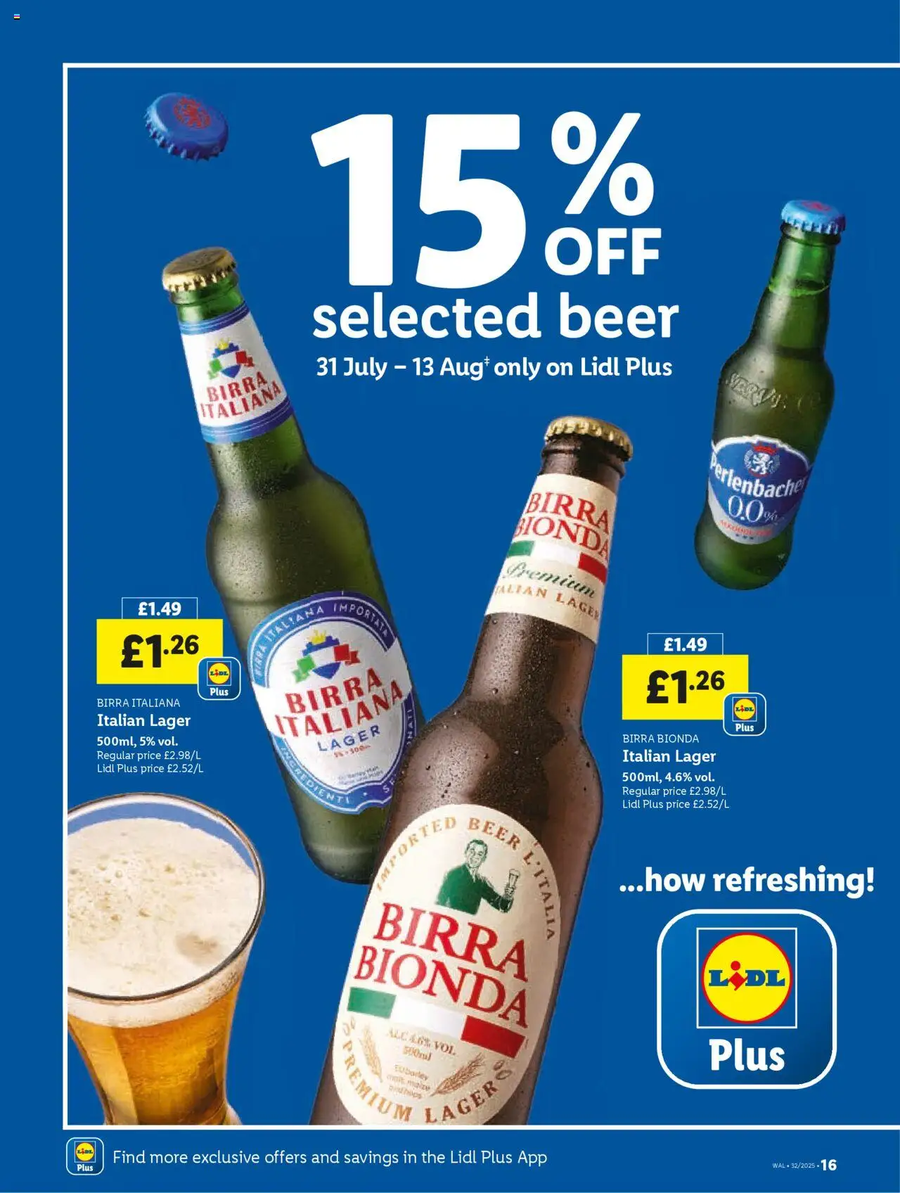 Lidl shop Lidl Weekly Wales valid from 07/08/2025 - Page number 16 Lidl shop Lidl Weekly Wales valid from 07/08/2025 - Page number 16