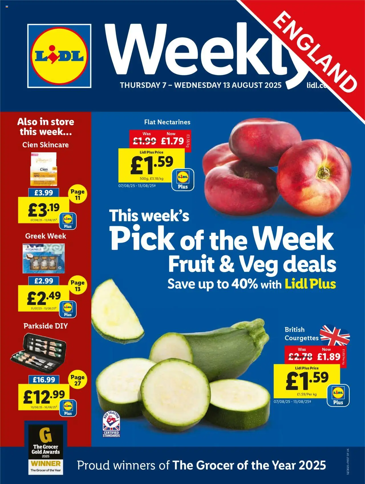 Lidl shop Lidl Weekly valid from 07/08/2025 - Page number 1