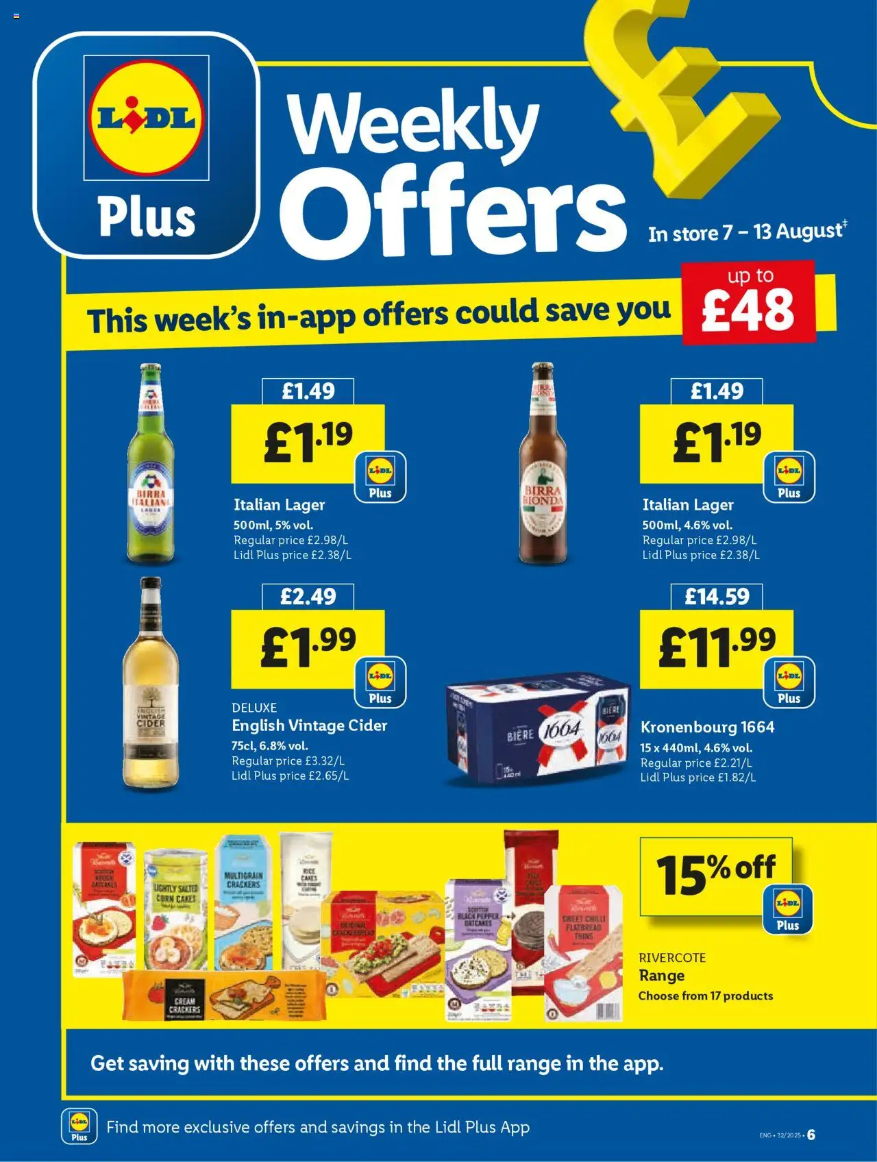 Lidl shop Lidl Weekly valid from 07/08/2025 - Page number 6
