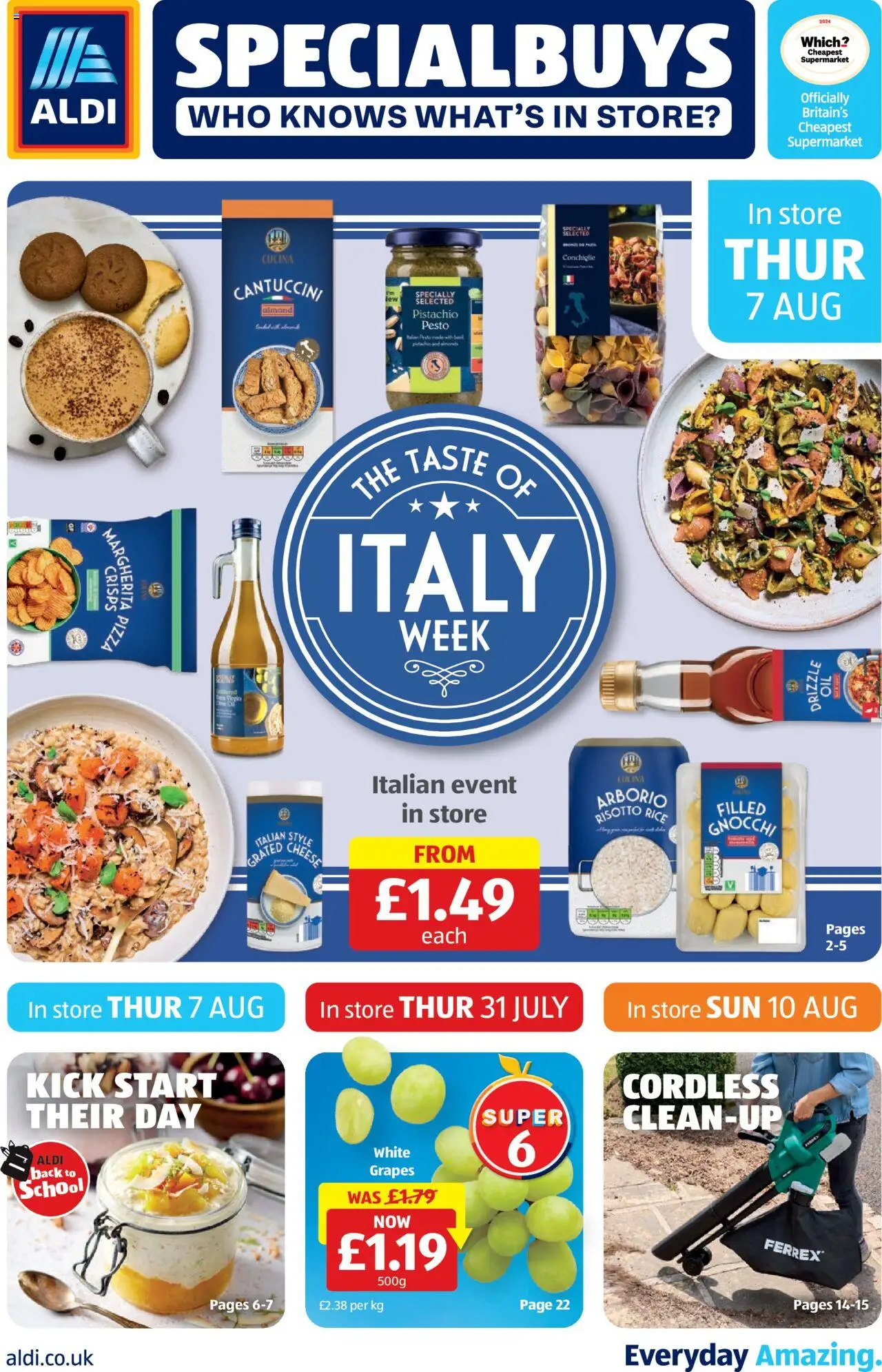 Aldi shop Weekly offers Scottish Specialbuys valid from 07/08/2025 - Page number 1