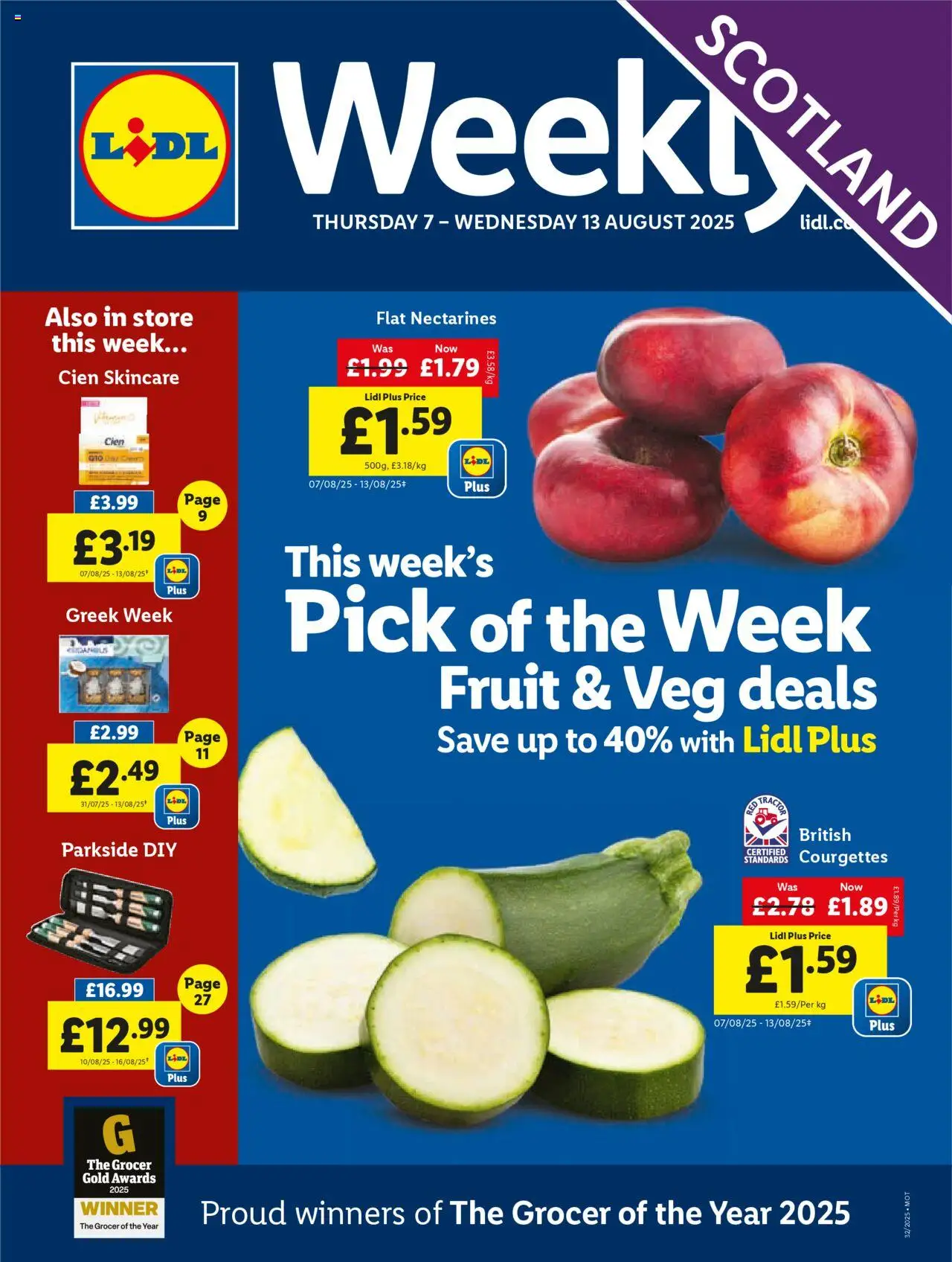 Lidl shop Lidl Weekly Scotland valid from 07/08/2025 - Page number 1