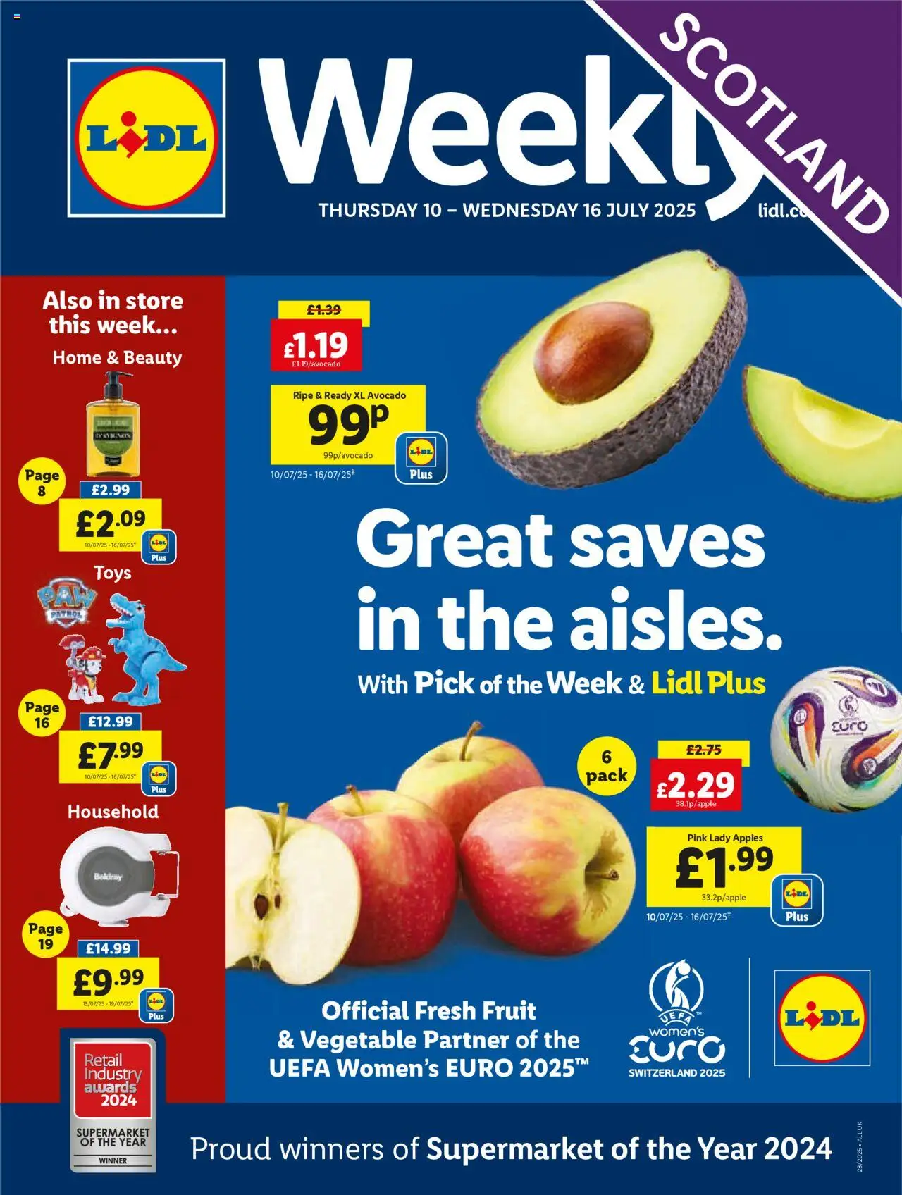 Lidl offers (10/07/2025) - new buys and sales