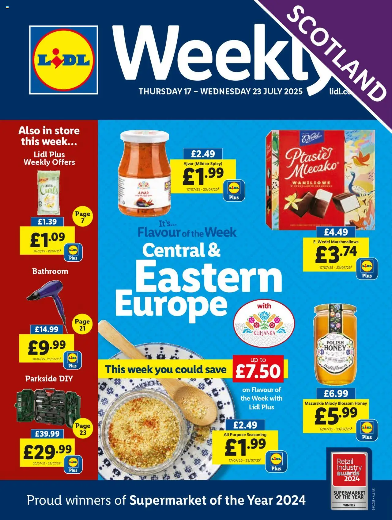 Lidl offers (17/07/2025) - new buys and sales
