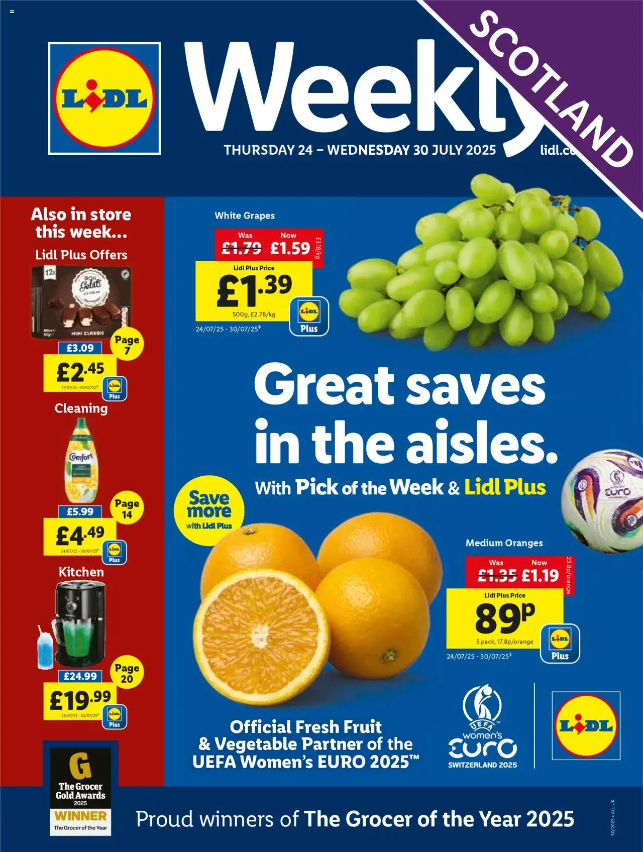 Lidl offers (24/07/2025) - new buys and sales