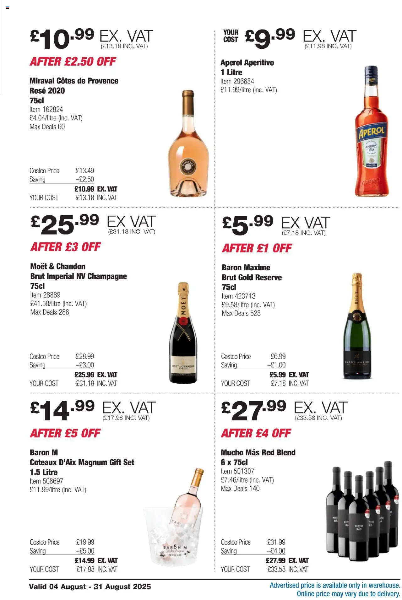 Costco shop SCOTLAND & WALES ONLY valid from 04/08/2025 - Page number 12 Costco shop SCOTLAND & WALES ONLY valid from 04/08/2025 - Page number 12