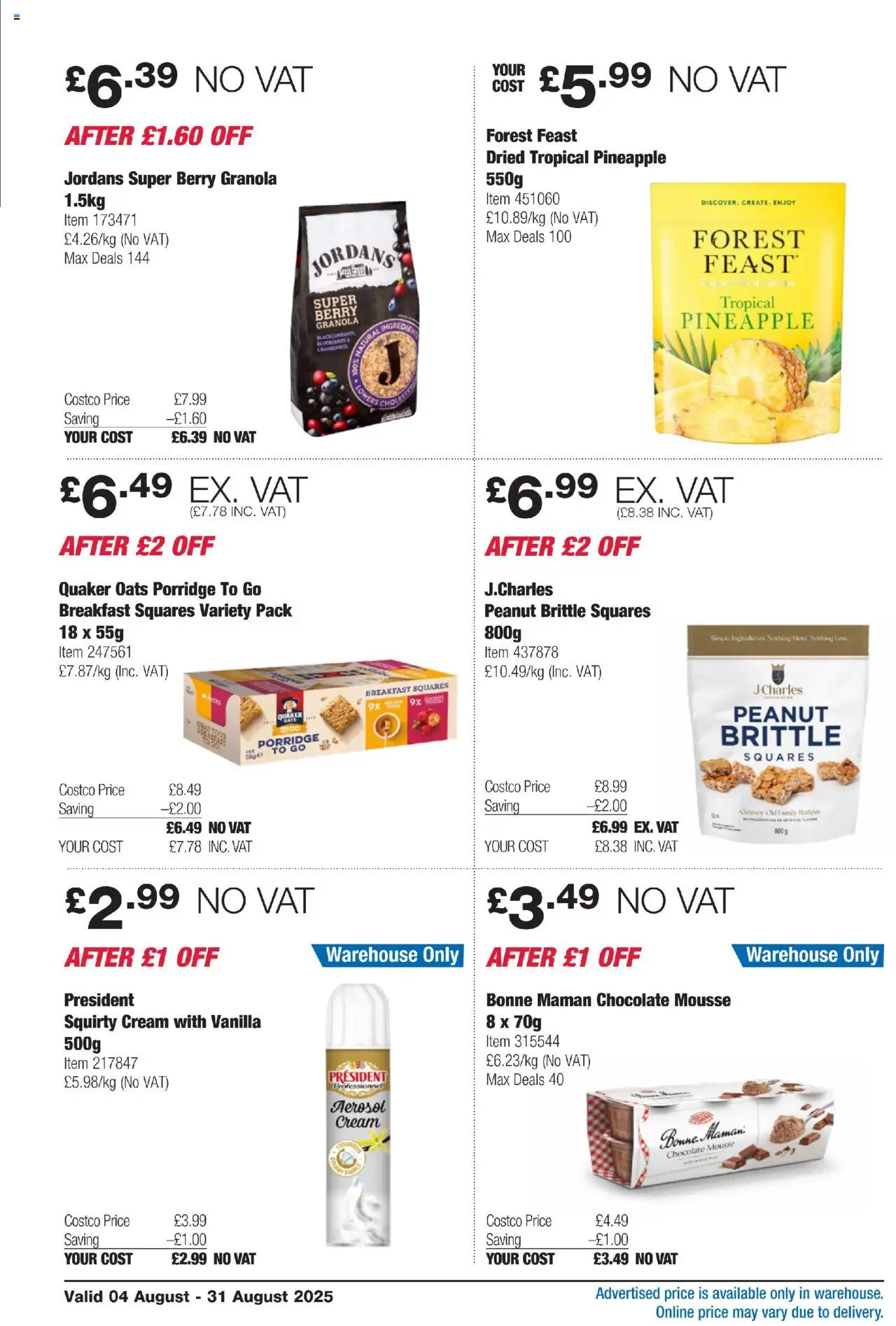 Costco shop ENGLAND ONLY valid from 04/08/2025 - Page number 16 Costco shop ENGLAND ONLY valid from 04/08/2025 - Page number 16