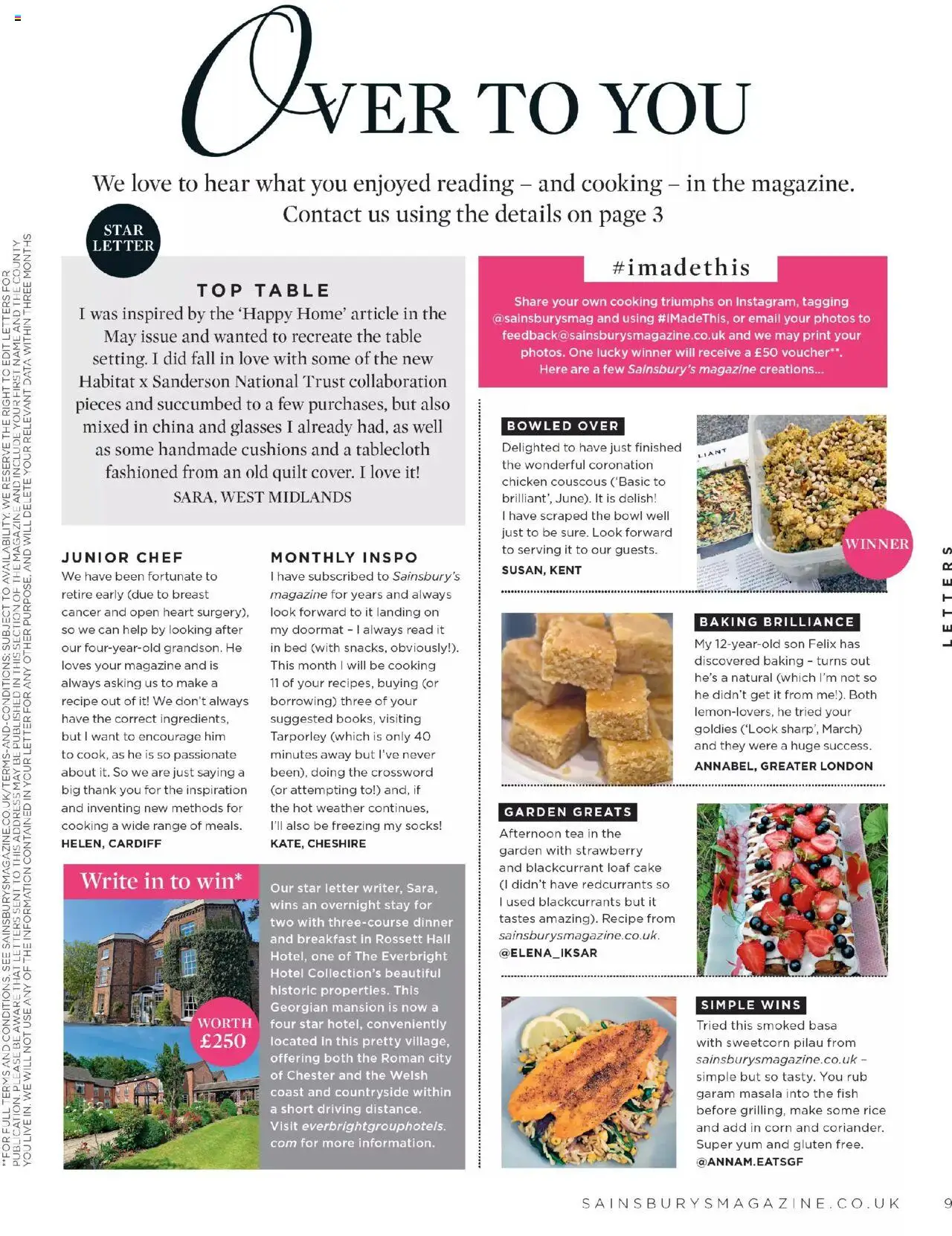 Sainsbury's shop Sainsbury’s Magazine - August 2025 valid from 01/08/2025 - Page number 9 Sainsbury's shop Sainsbury’s Magazine - August 2025 valid from 01/08/2025 - Page number 9