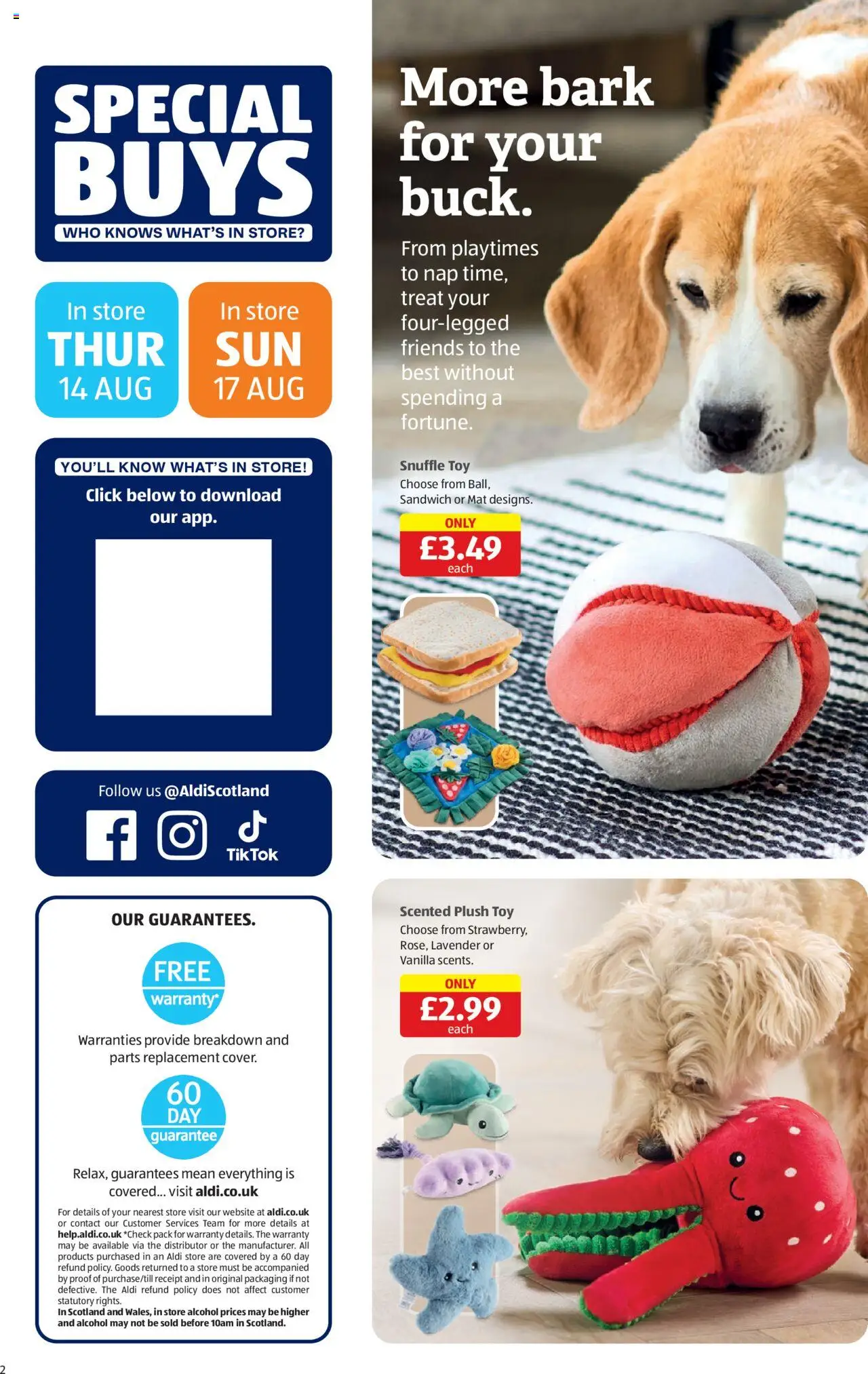 Aldi shop Weekly offers Scottish Specialbuys valid from 14/08/2025 - Page number 2