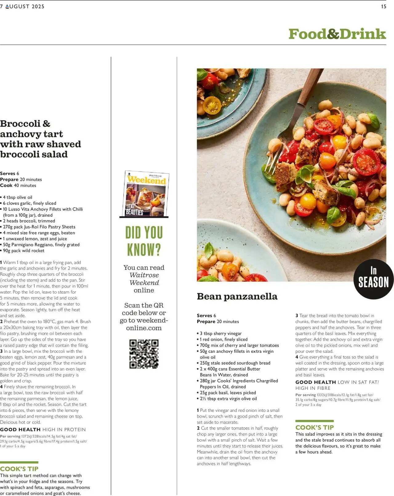 Waitrose shop Offers valid from 07/08/2025 - Page number 15 Waitrose shop Offers valid from 07/08/2025 - Page number 15