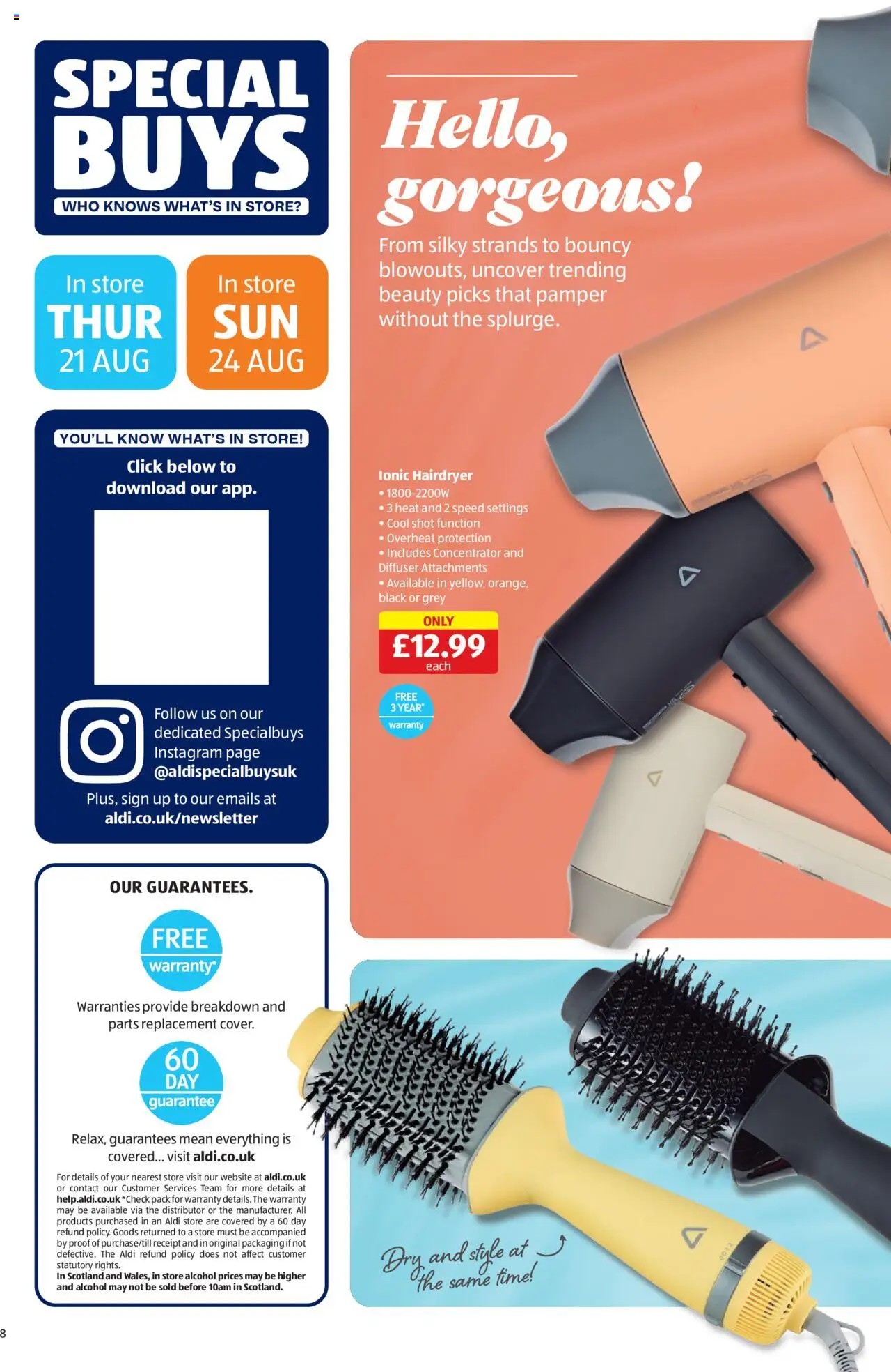 Aldi shop Weekly offers UK Specialbuys valid from 21/08/2025 - Page number 8