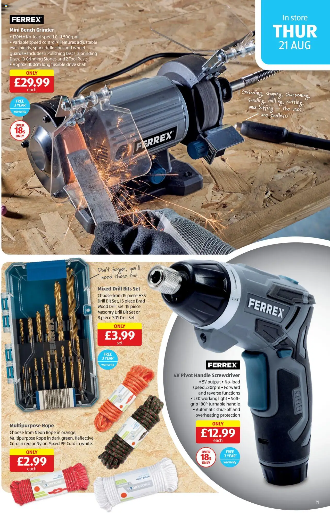 Aldi shop Weekly offers UK Specialbuys valid from 21/08/2025 - Page number 11