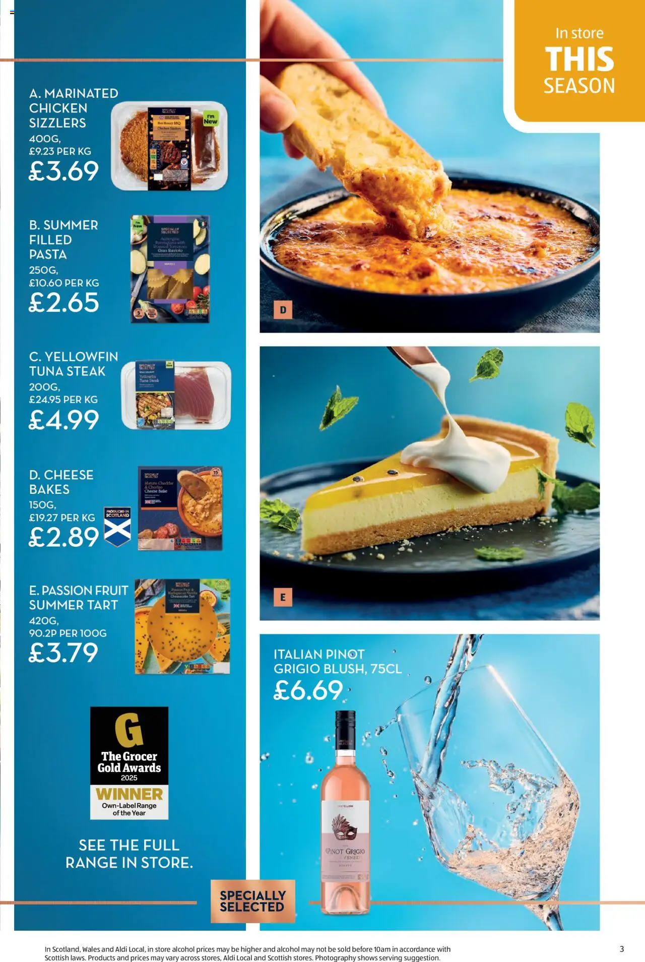 Aldi shop Weekly offers Scottish Specialbuys valid from 21/08/2025 - Page number 3