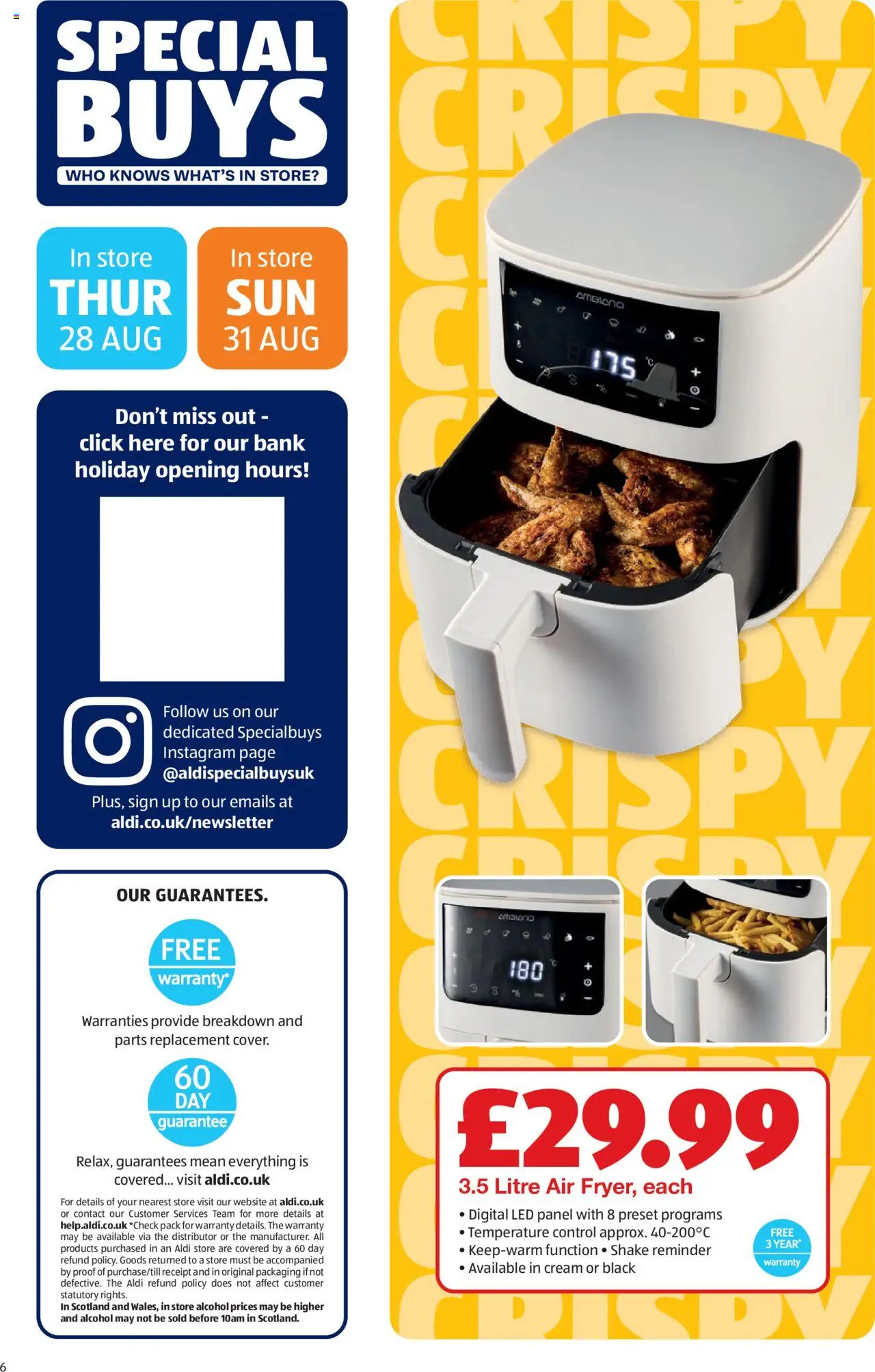 Aldi shop Weekly offers UK Specialbuys valid from 28/08/2025 - Page number 6