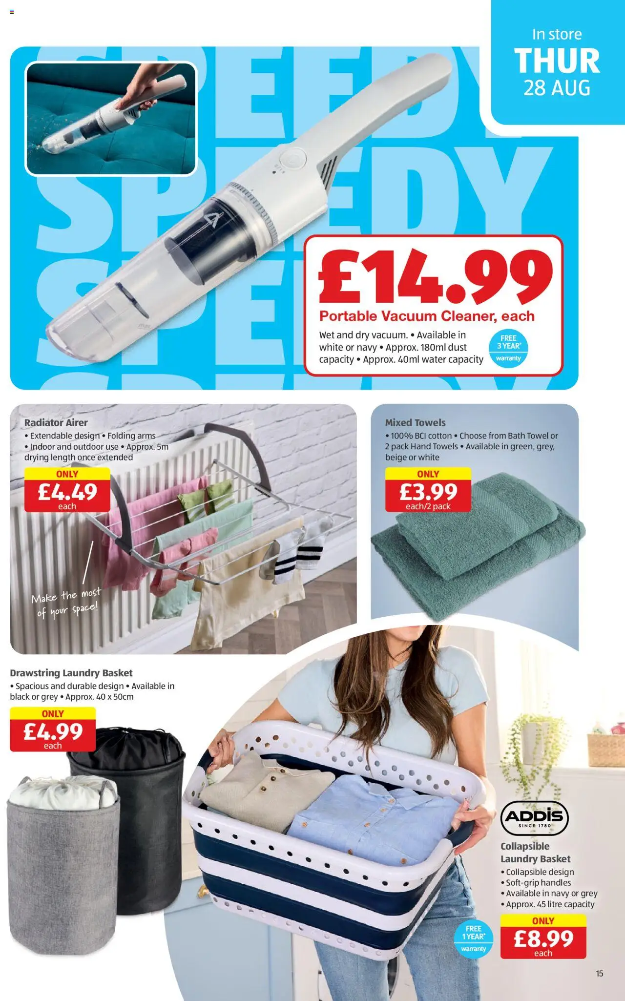Aldi shop Weekly offers UK Specialbuys valid from 28/08/2025 - Page number 15
