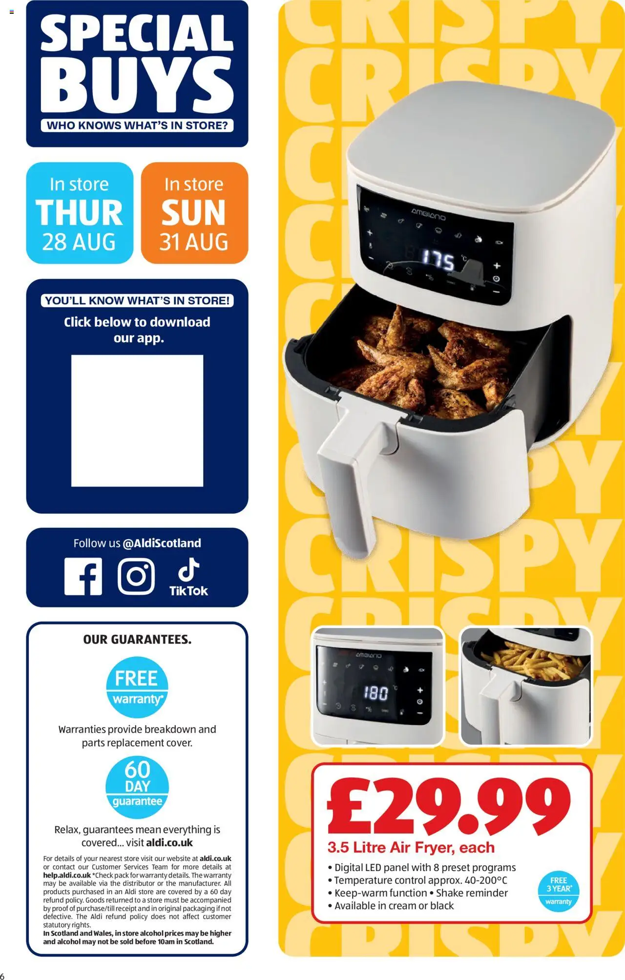 Aldi shop Weekly offers Scottish Specialbuys valid from 28/08/2025 - Page number 6