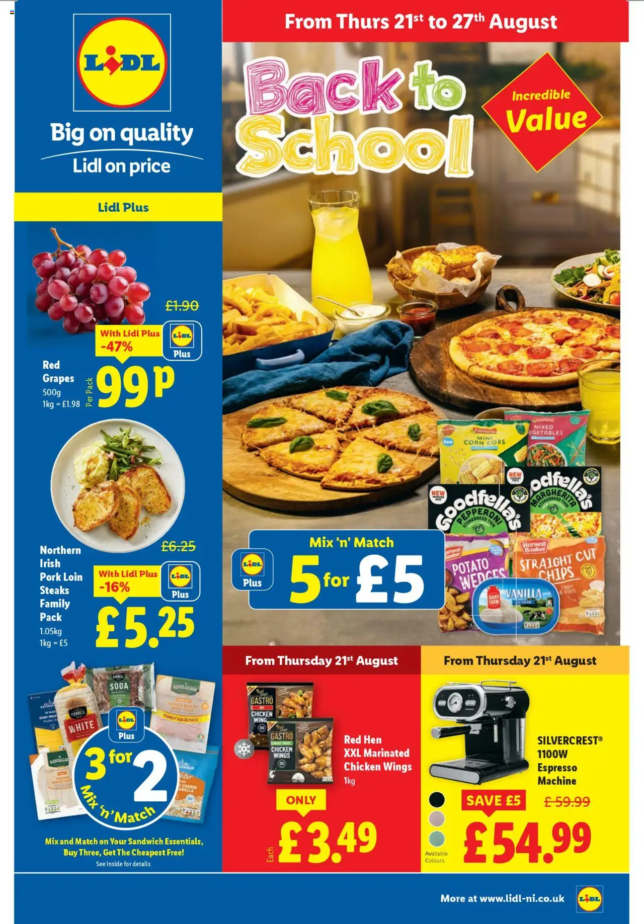 Lidl offers (21/08/2025) - new buys and sales