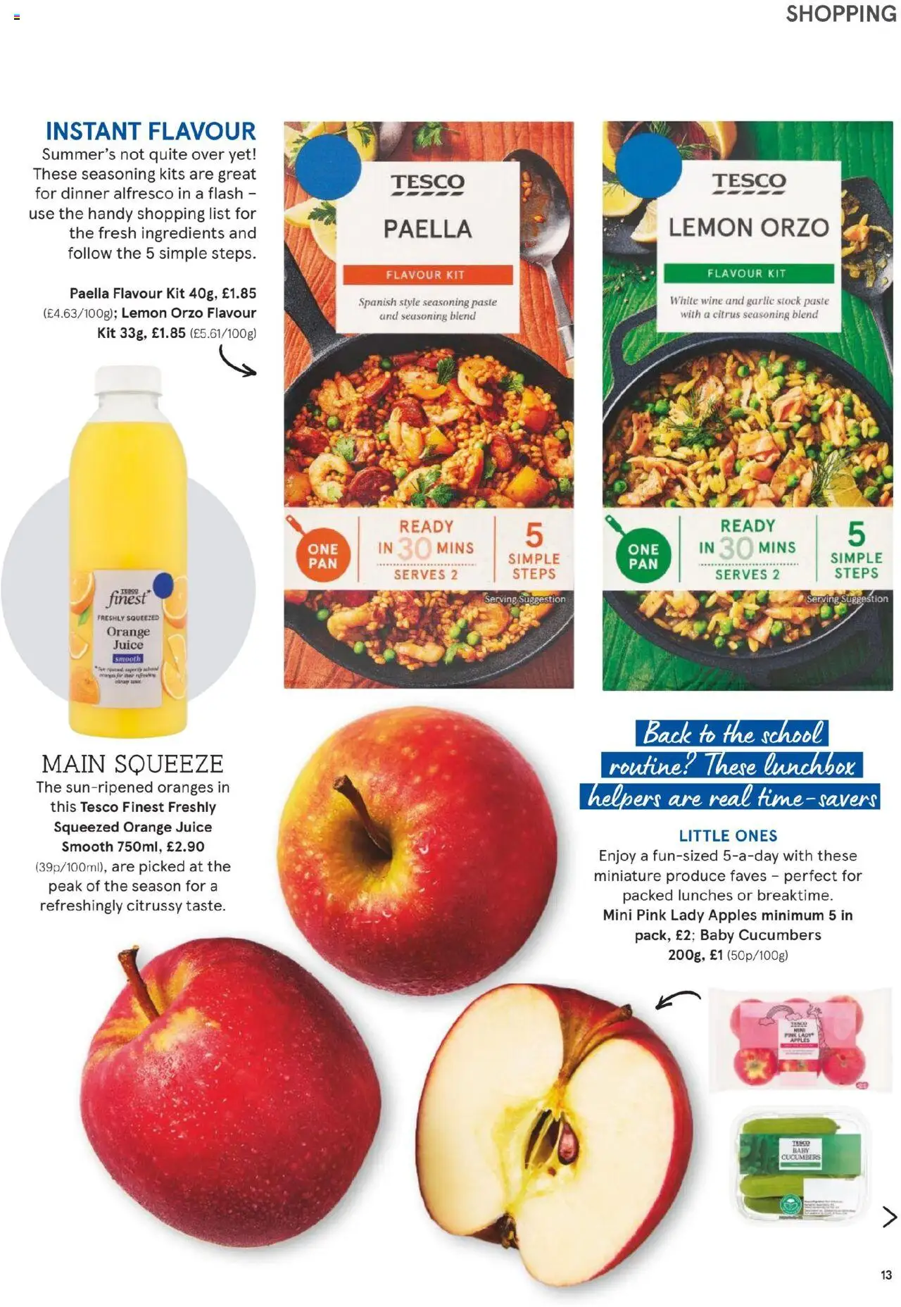 Tesco shop Tesco Magazine September 2025 valid from 01/09/2025 - Page number 13 Tesco shop Tesco Magazine September 2025 valid from 01/09/2025 - Page number 13