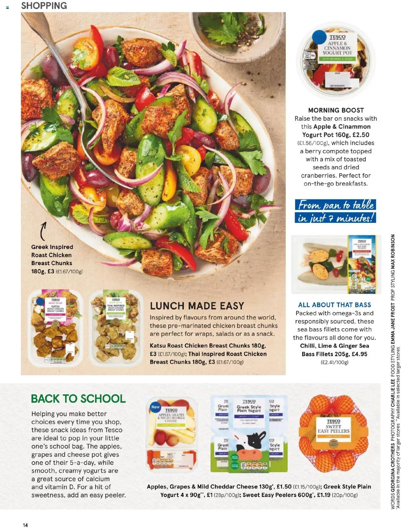Tesco shop Tesco Magazine September 2025 valid from 01/09/2025 - Page number 14 Tesco shop Tesco Magazine September 2025 valid from 01/09/2025 - Page number 14