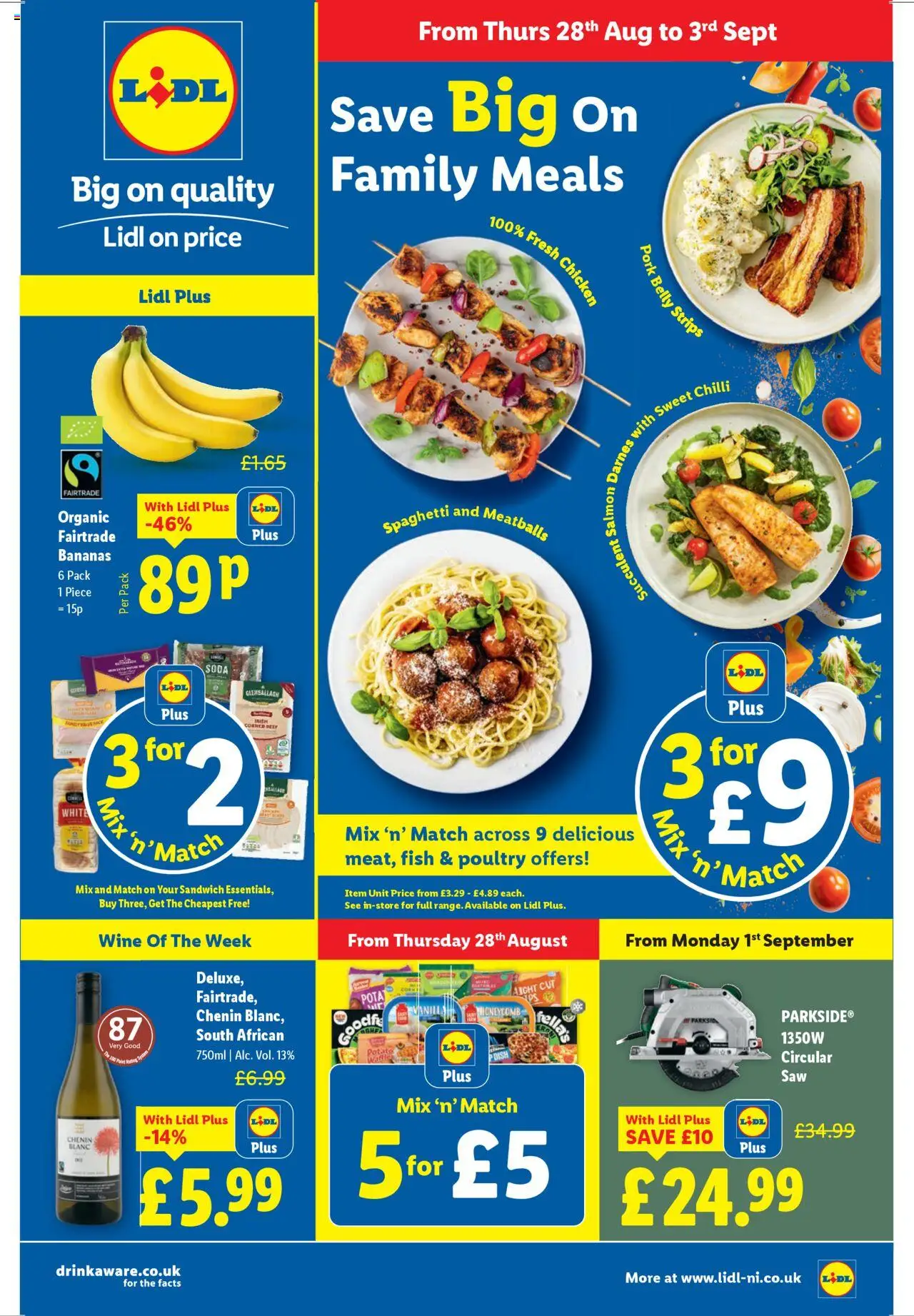 Lidl offers (28/08/2025) - new buys and sales