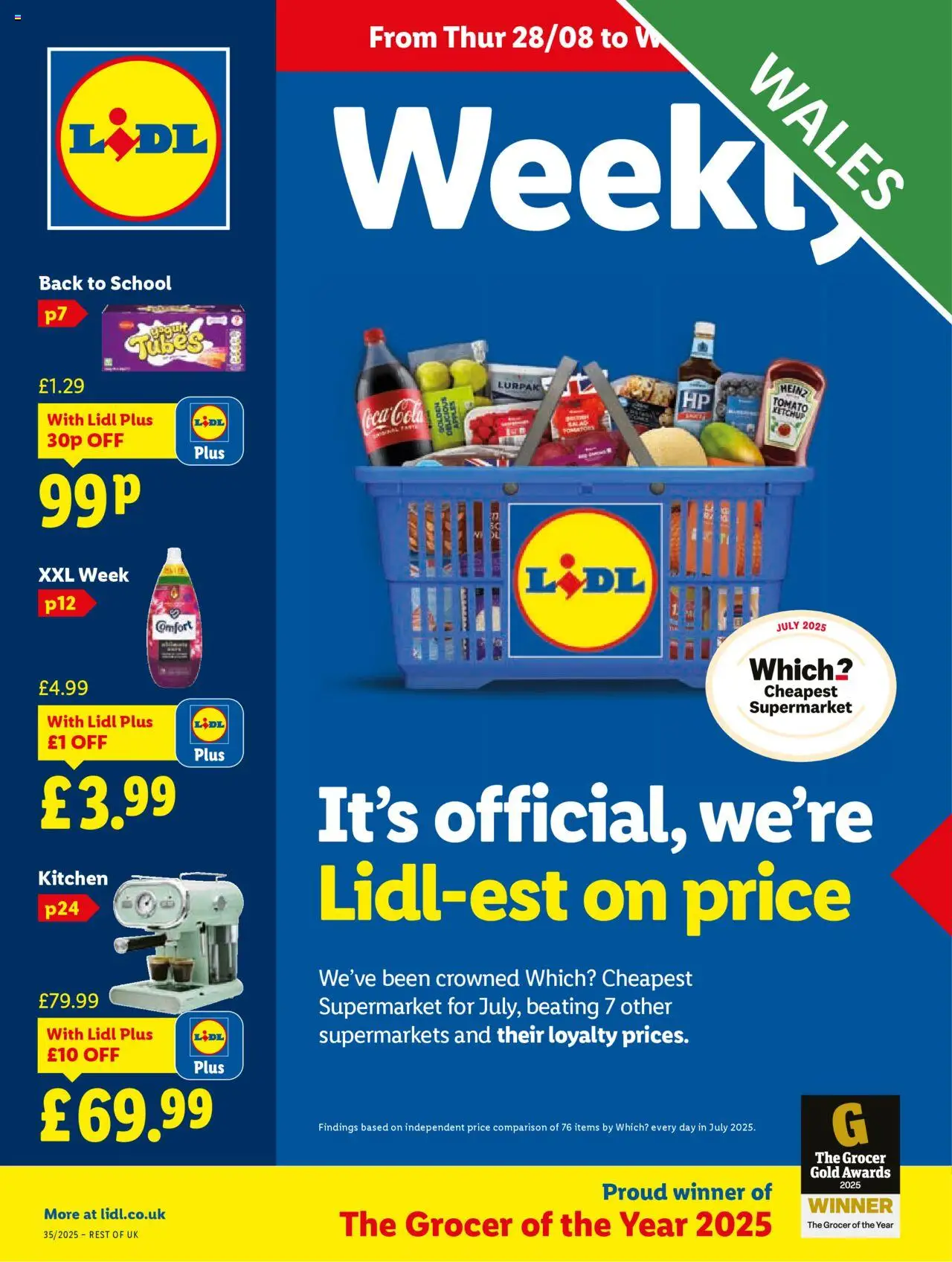 Lidl offers (28/08/2025) - new buys and sales