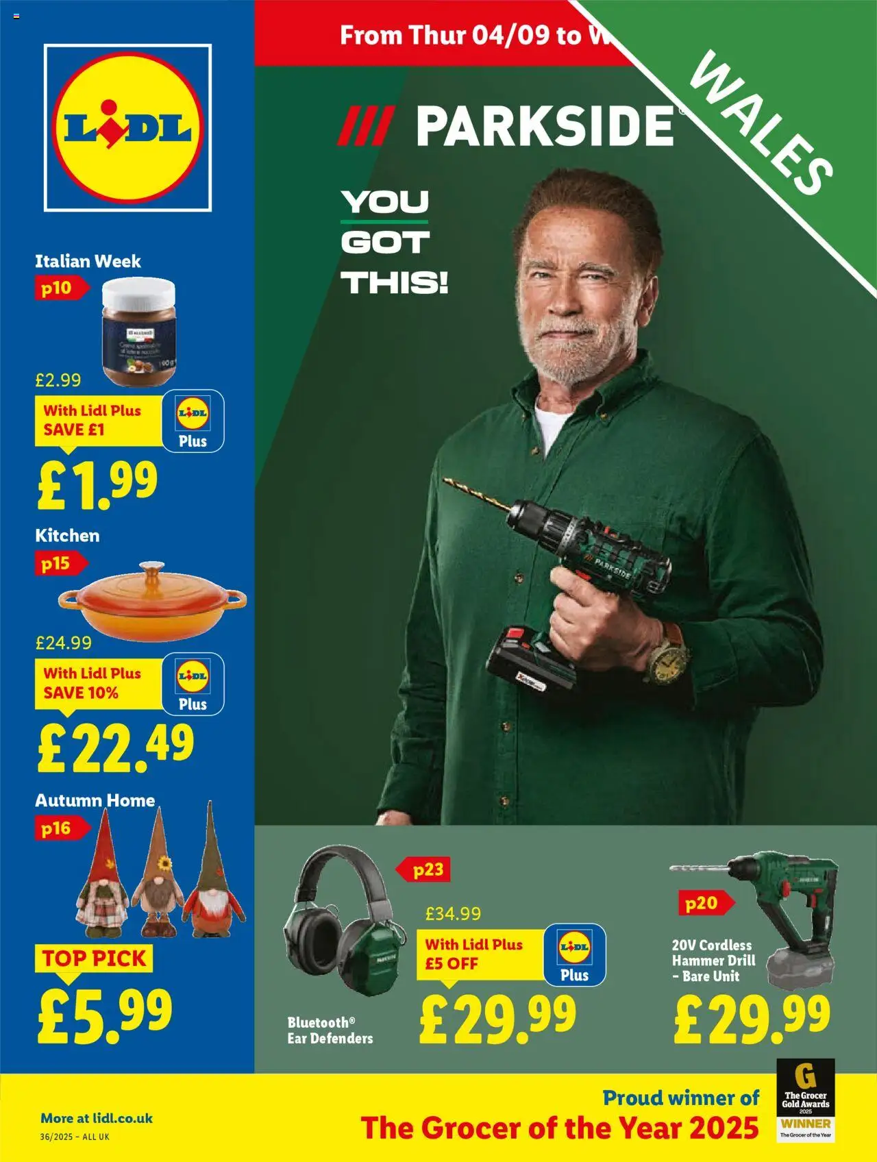 Lidl offers (04/09/2025) - new buys and sales