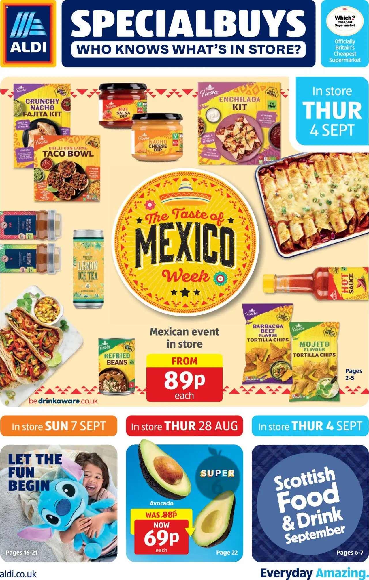 Aldi shop Weekly offers Scottish Specialbuys valid from 04/09/2025 - Page number 1