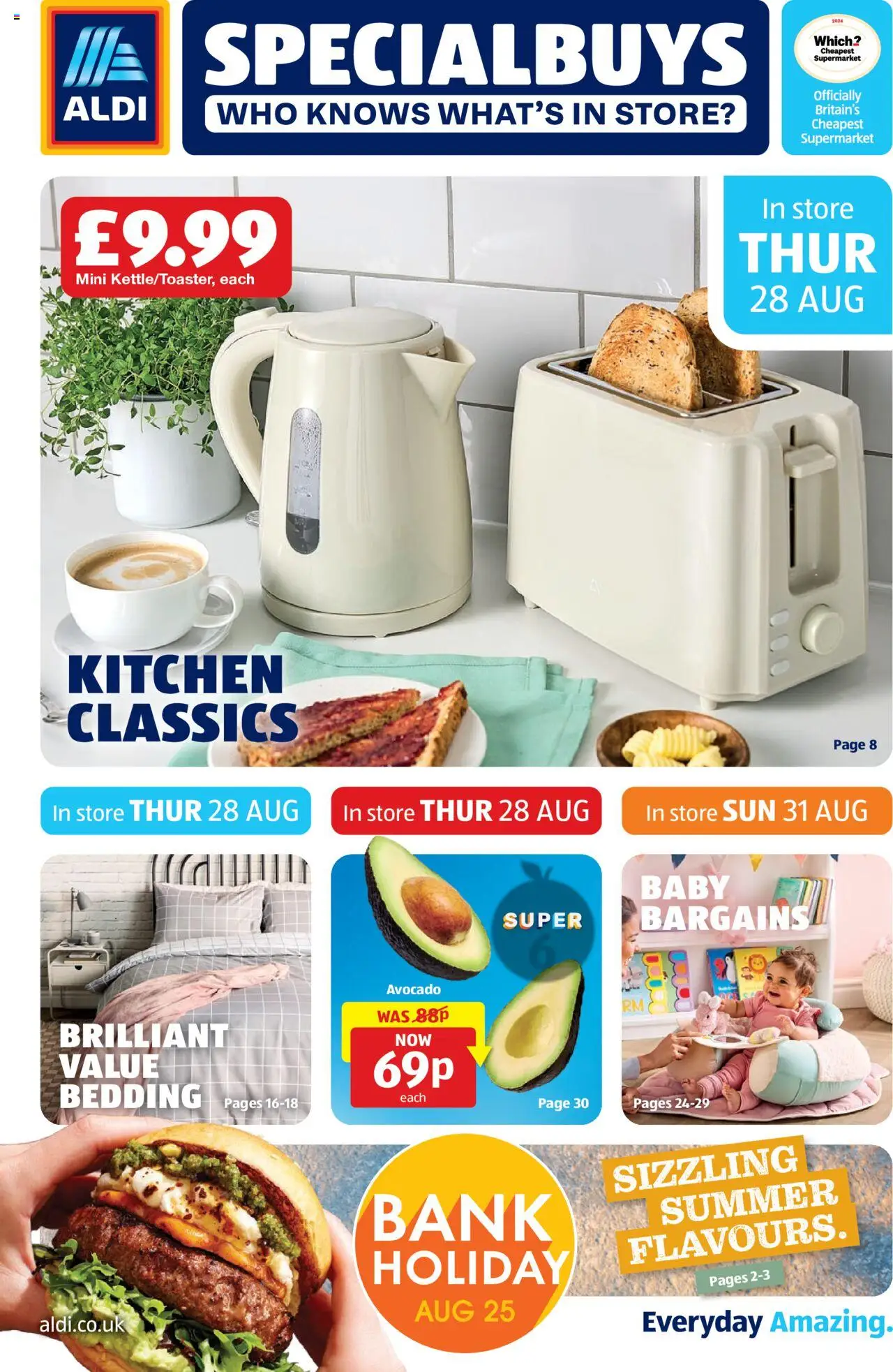 Aldi offers (28/08/2025) - new buys and sales