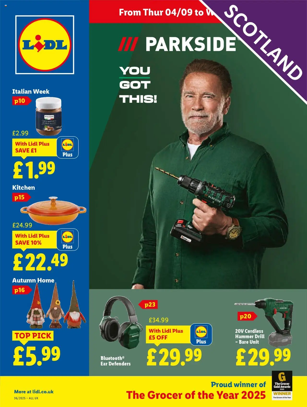 Lidl offers (04/09/2025) - new buys and sales