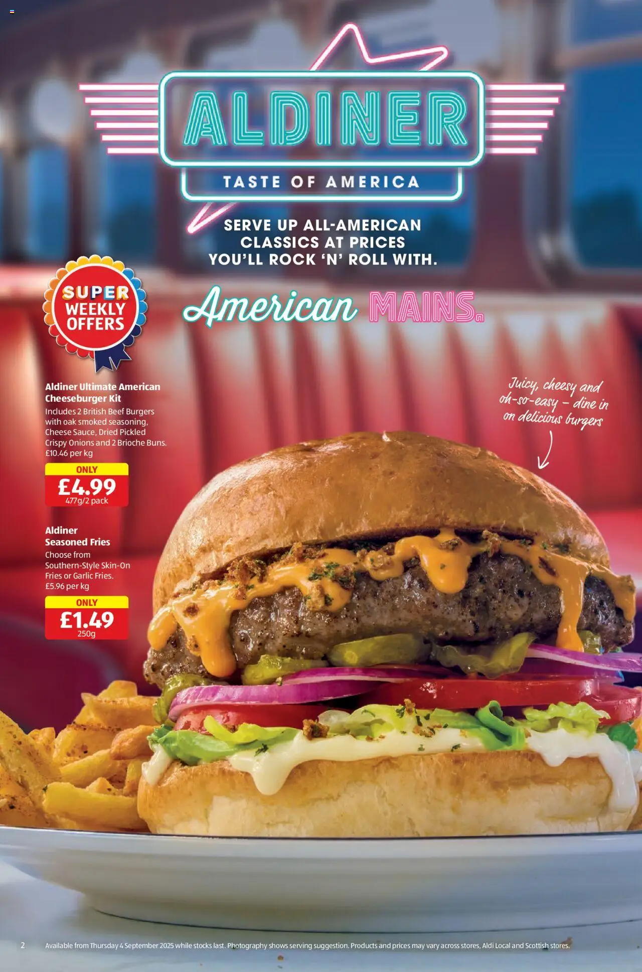 Aldi shop Weekly offers Scottish Specialbuys valid from 04/09/2025 - Page number 2