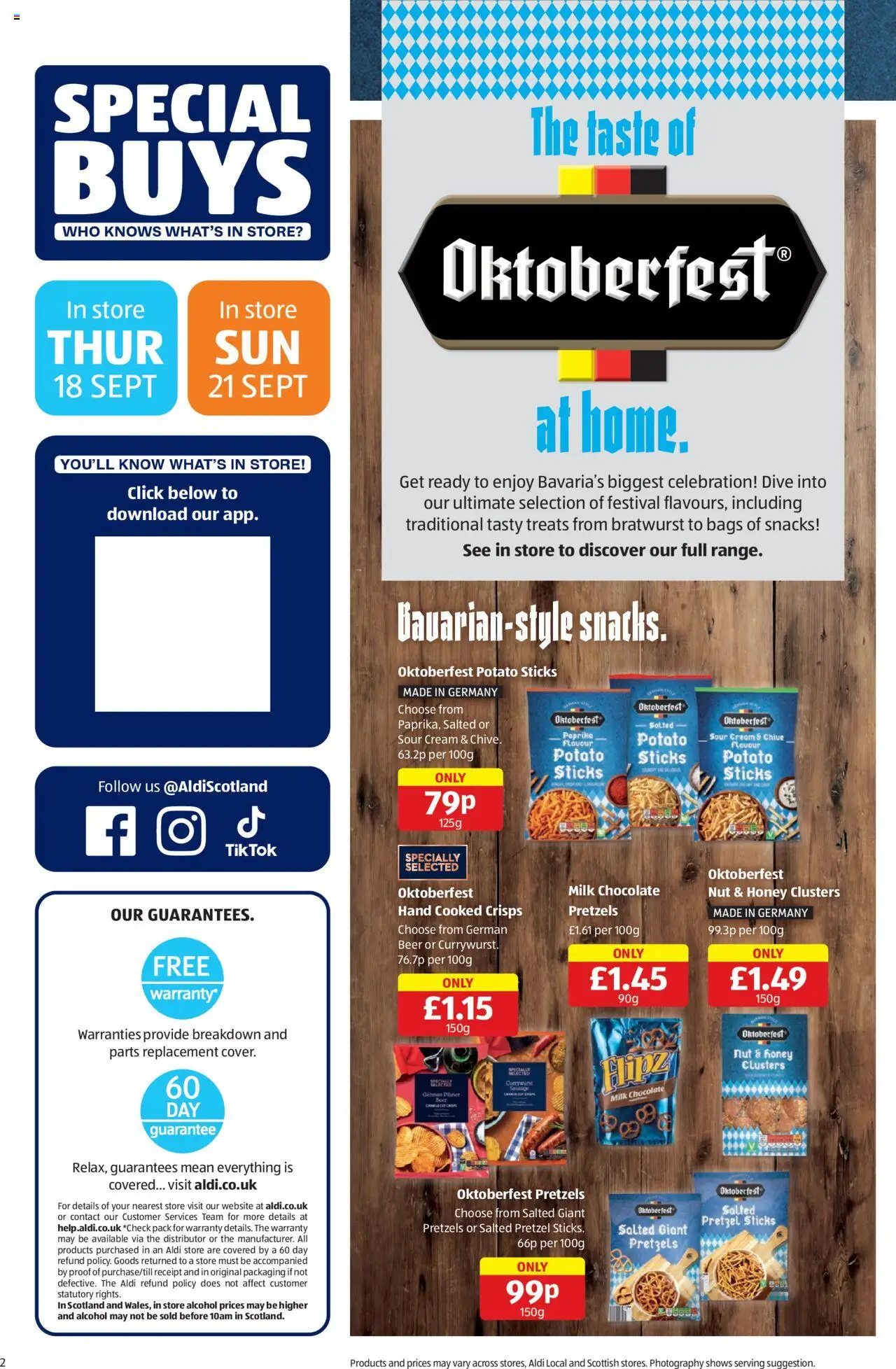 Aldi shop Weekly offers Scottish Specialbuys valid from 18/09/2025 - Page number 2