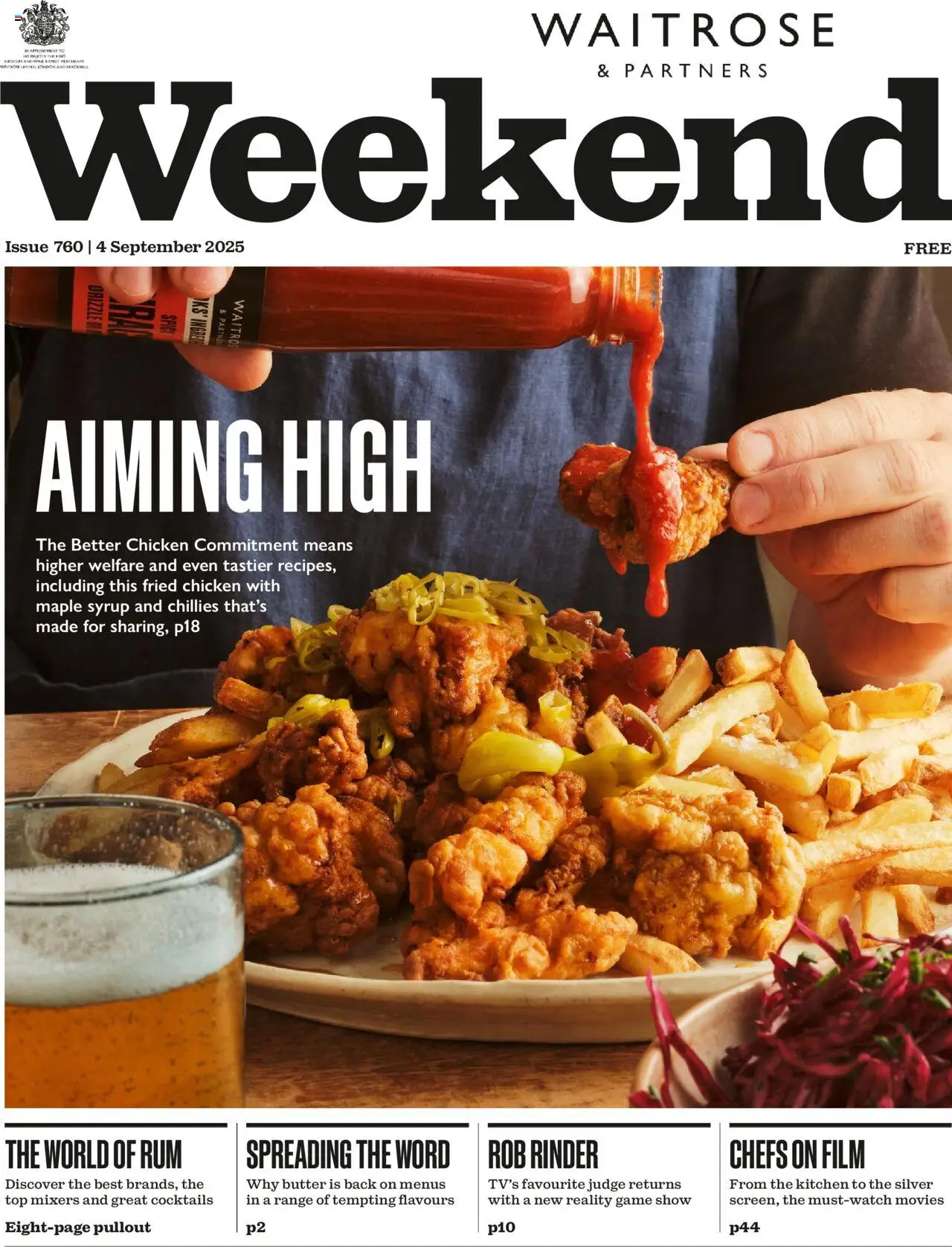 Waitrose shop Offers valid from 04/09/2025 - Page number 1 - Chicken, Cocktails, Kitchen, Butter, Rum, Maple syrup, Syrup